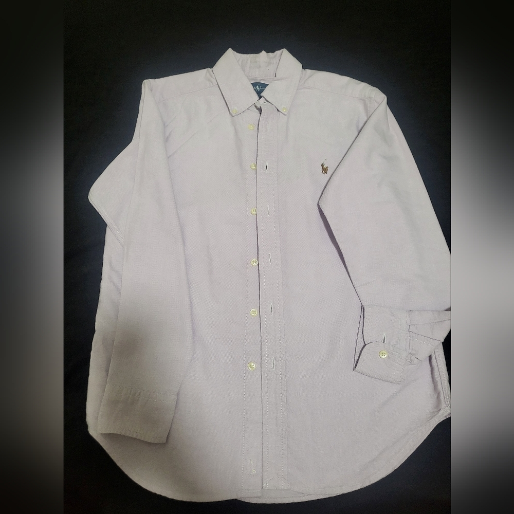 Boys long sleeve button shirt